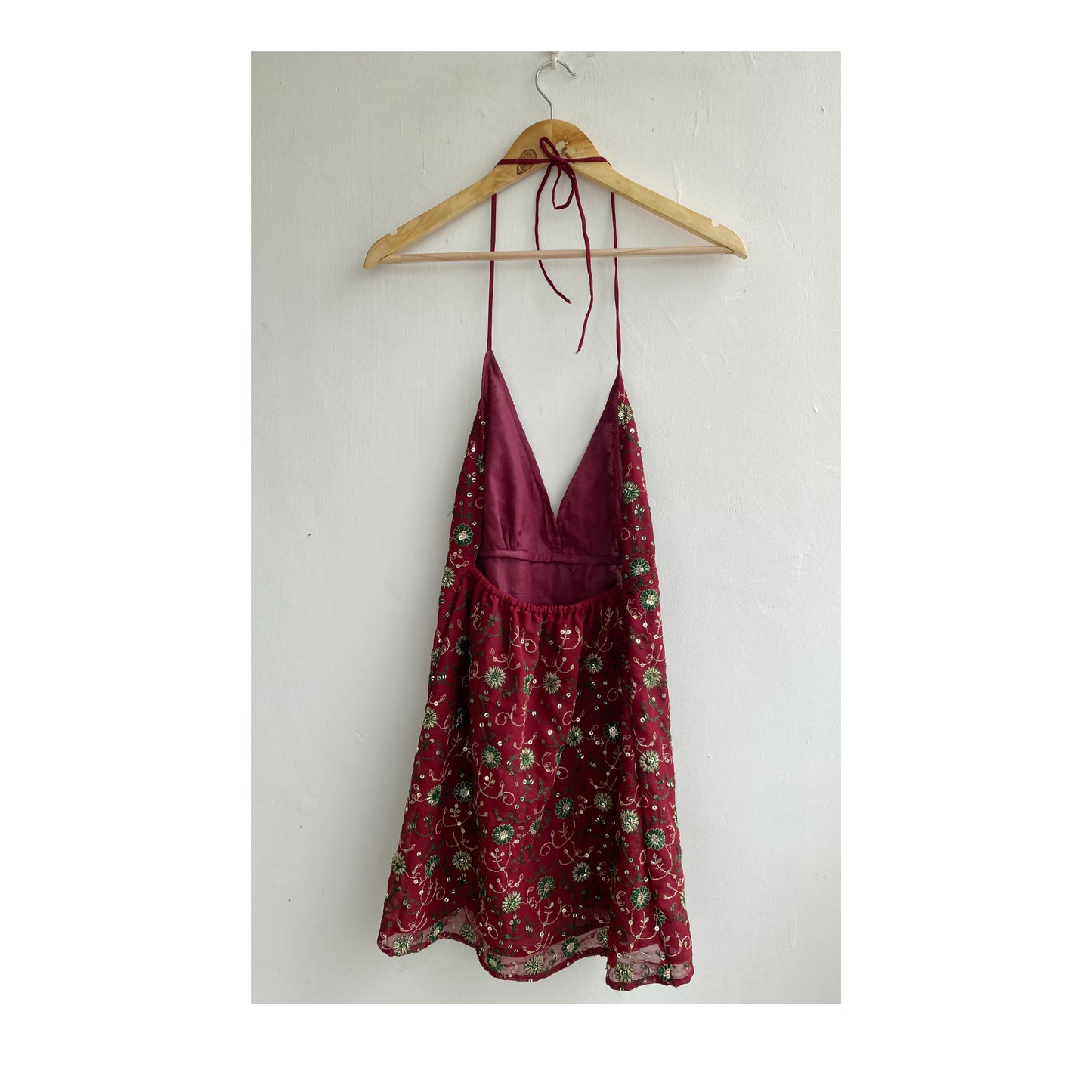 Maroon celestial dress