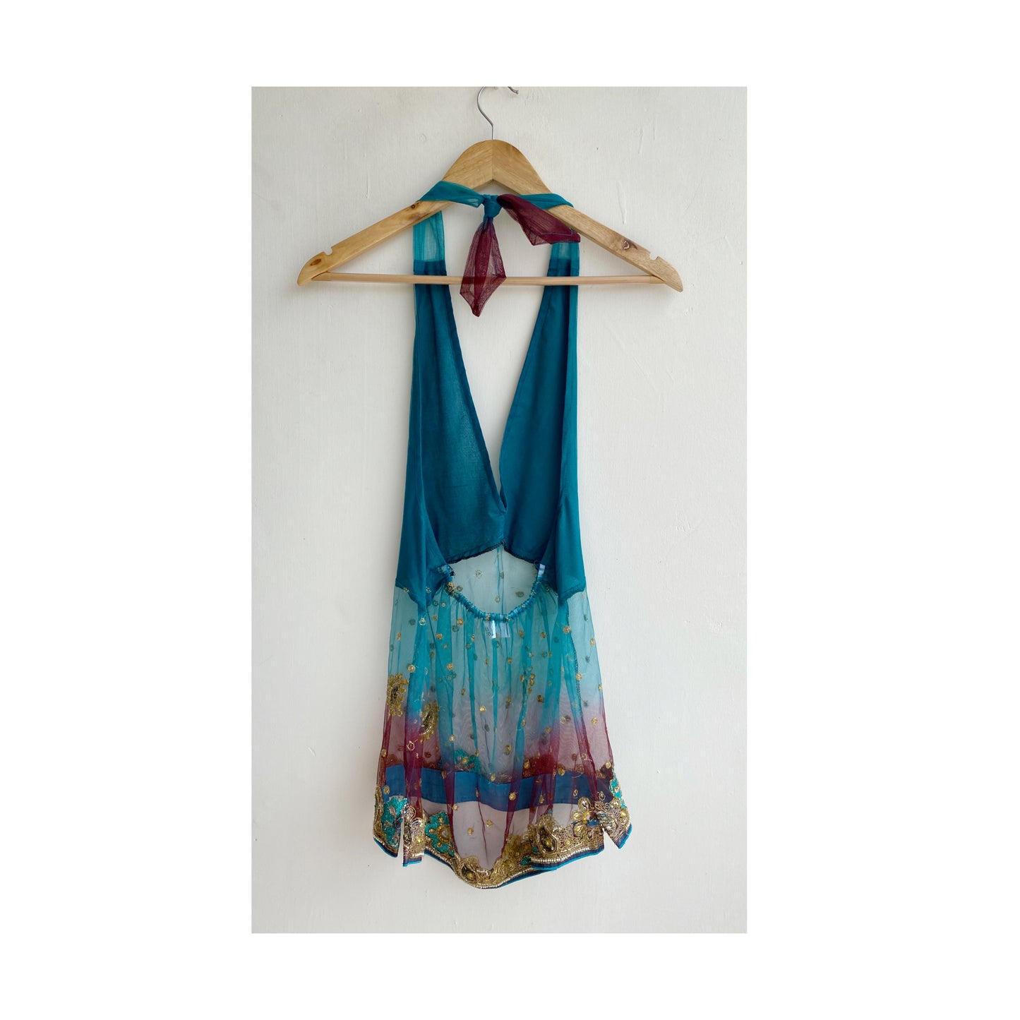Northern lights inspired top