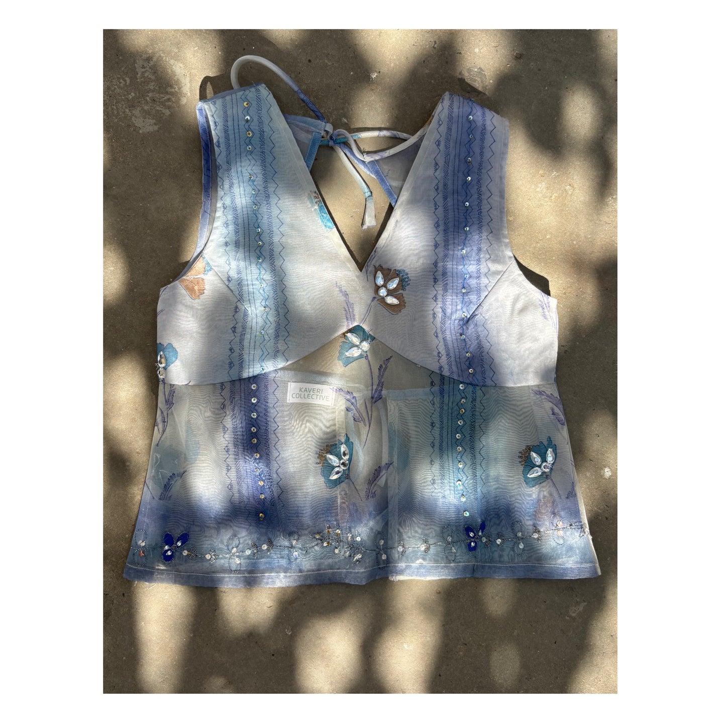 Art nouveau inspired top