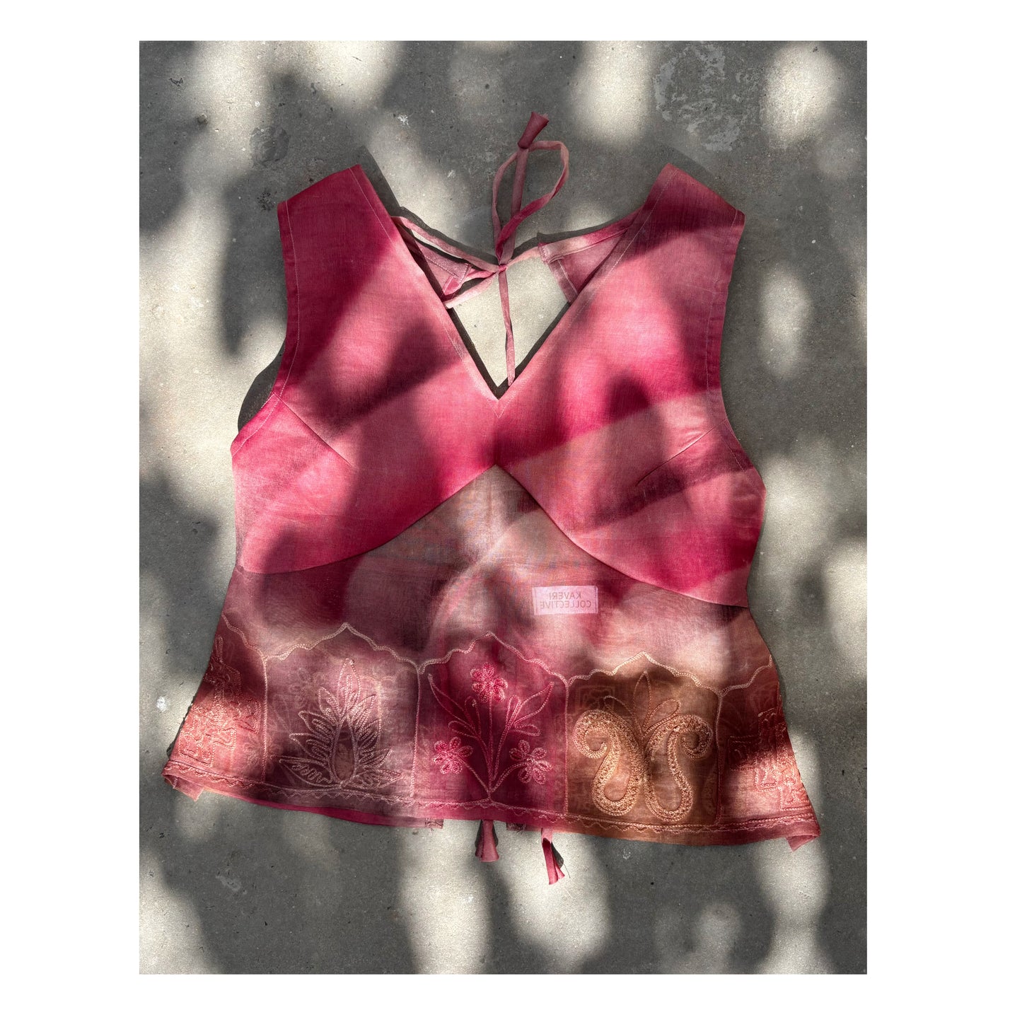 Mughal art inspired top