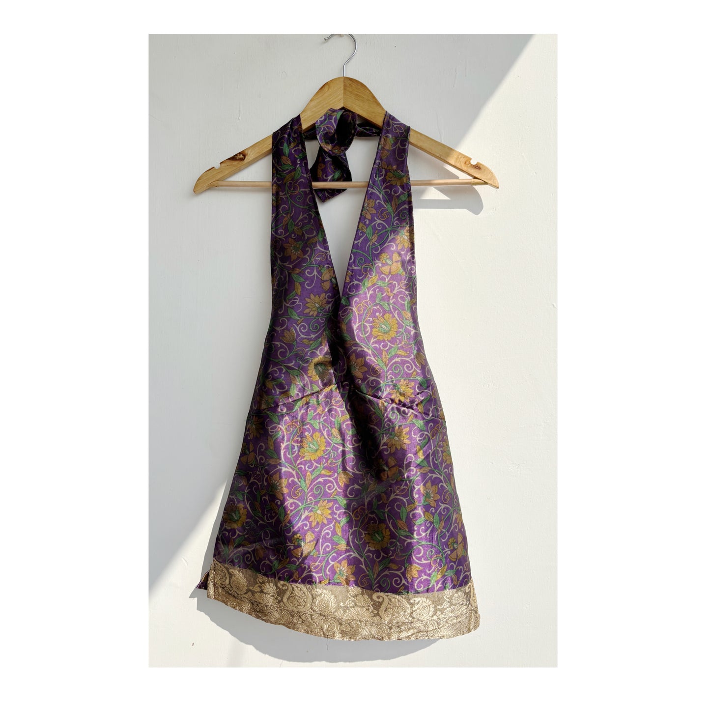 Deep purple marigold top