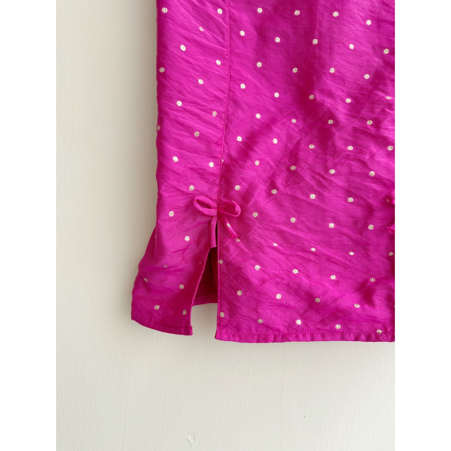 Hot Pink Polka Dot Top