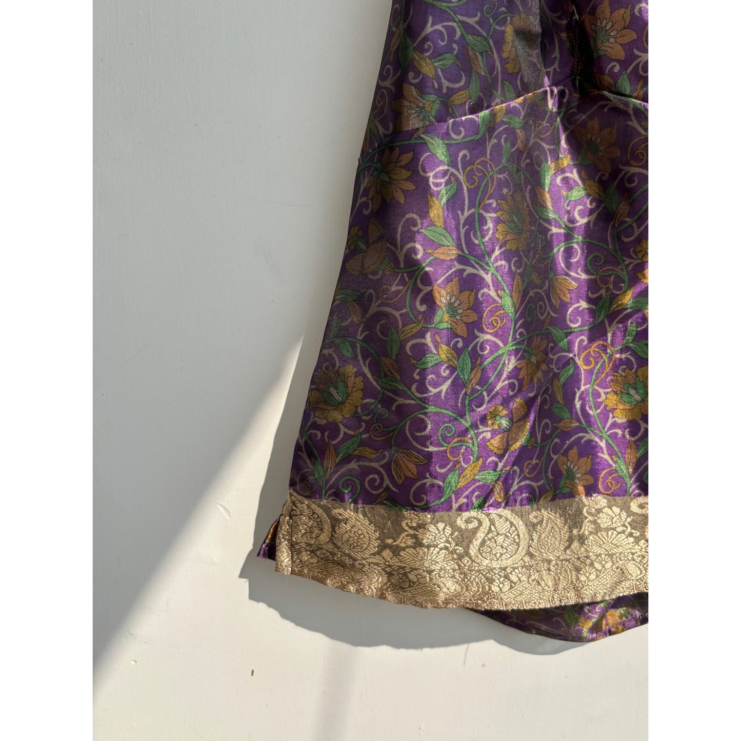 Deep purple marigold top