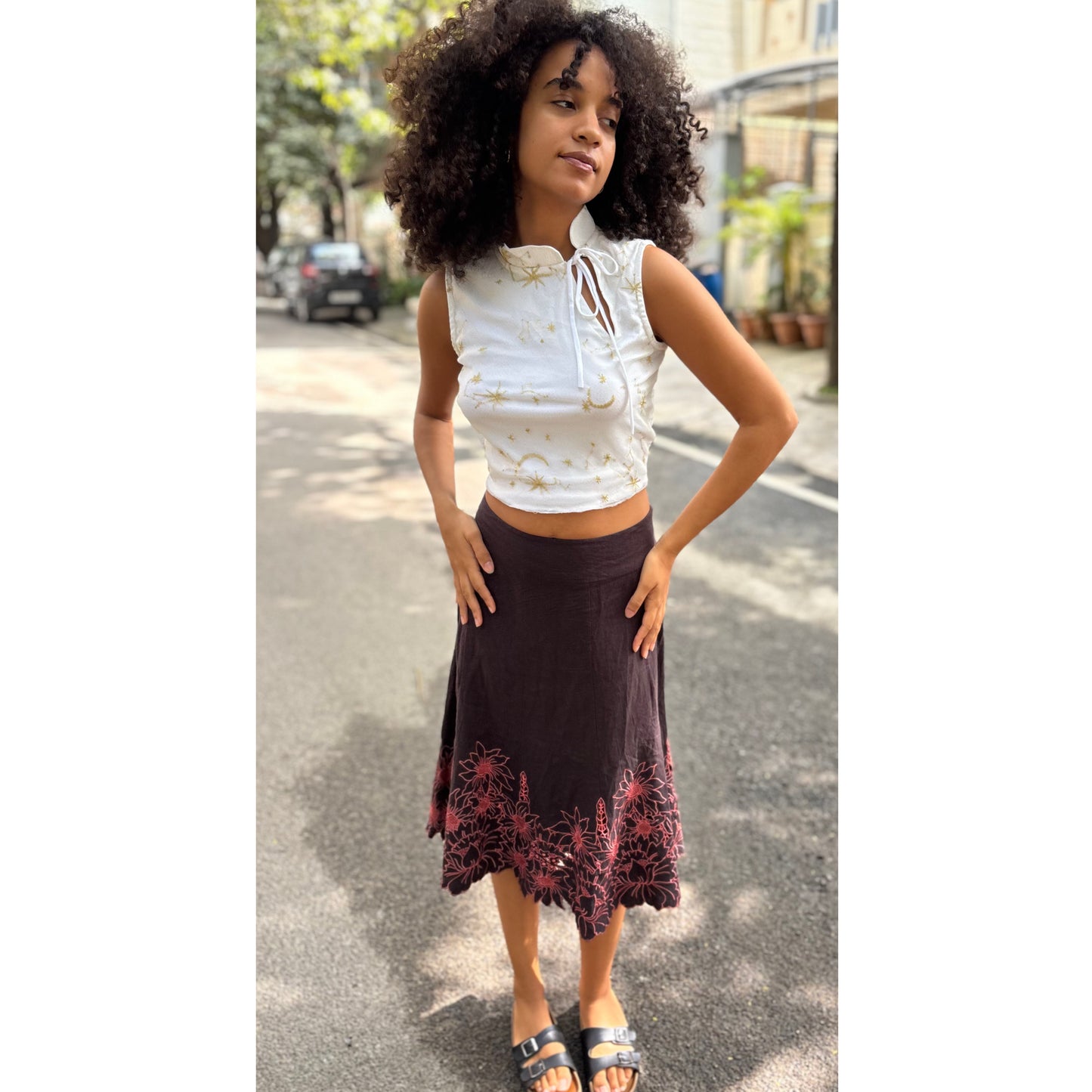 Celestial white top