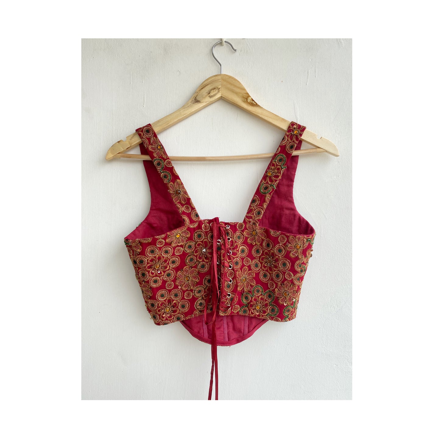 Maharani embroidered corset