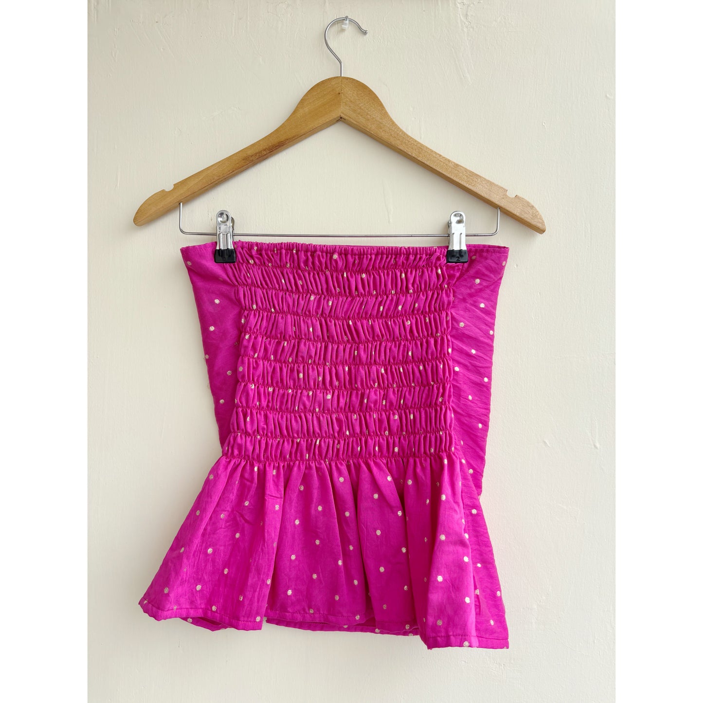 Hot Pink Polka Dot Top