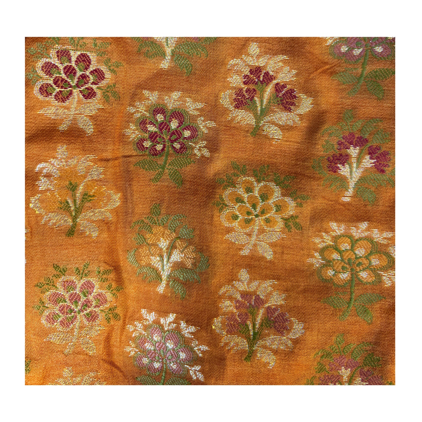 Rust floral with paisley pockets