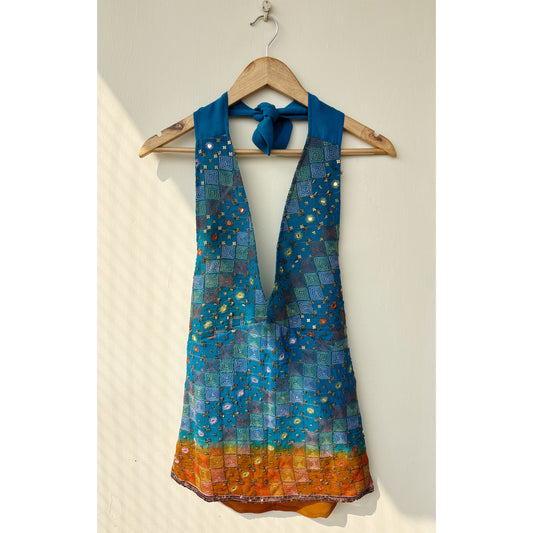 Kaleidoscope sunset hues top