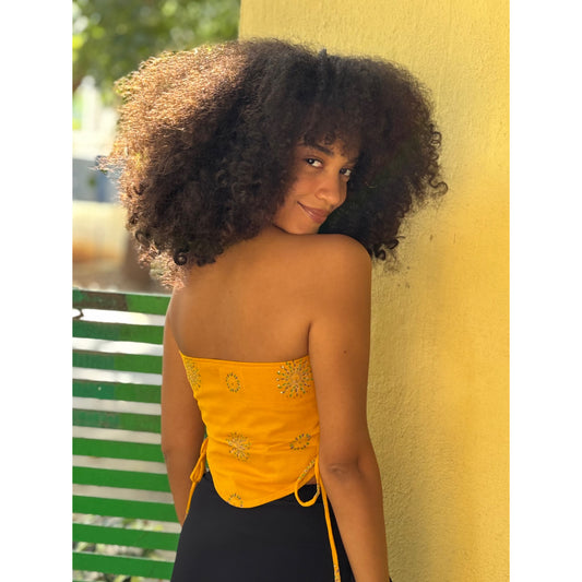 Yellow timeless corset