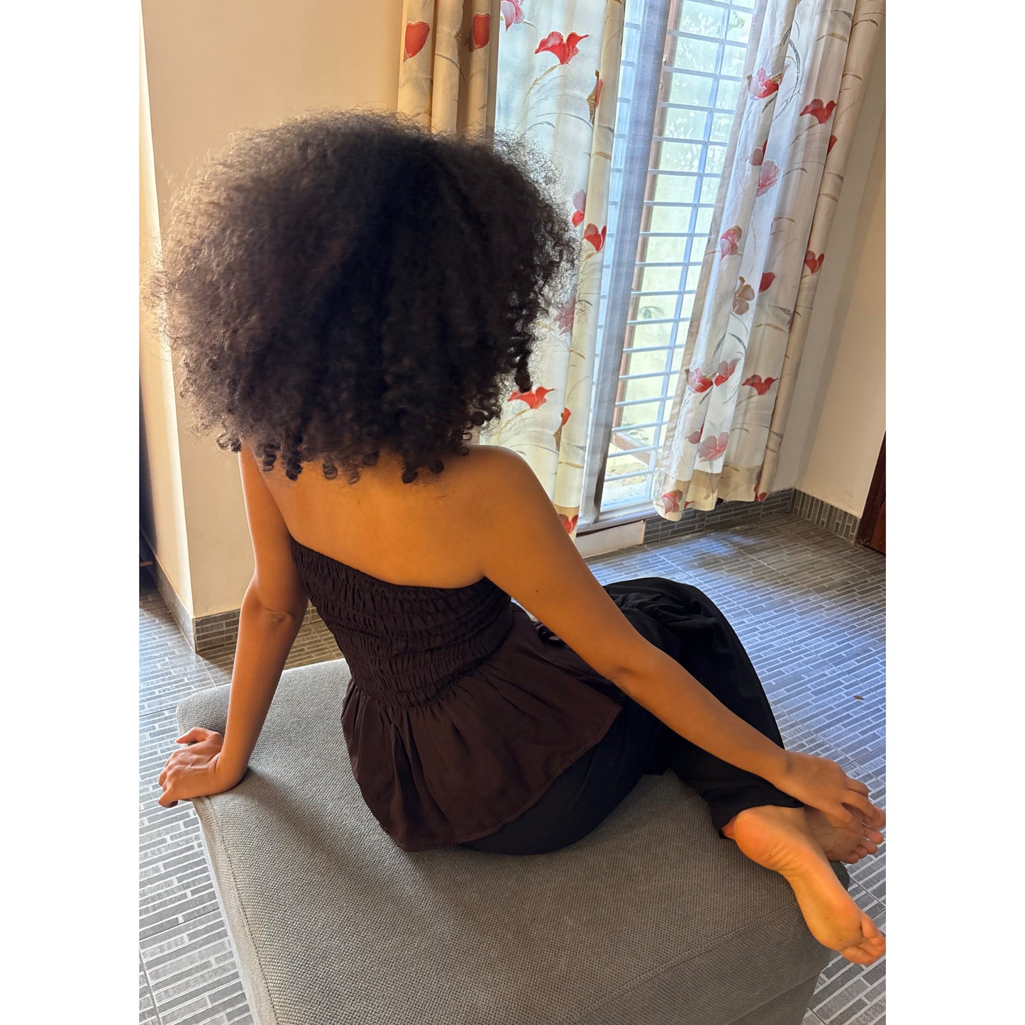 Chocolate brown top