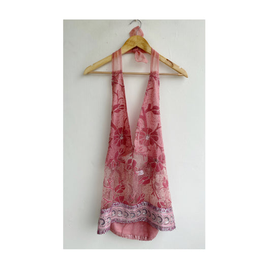 Heavenly pink halter neck
