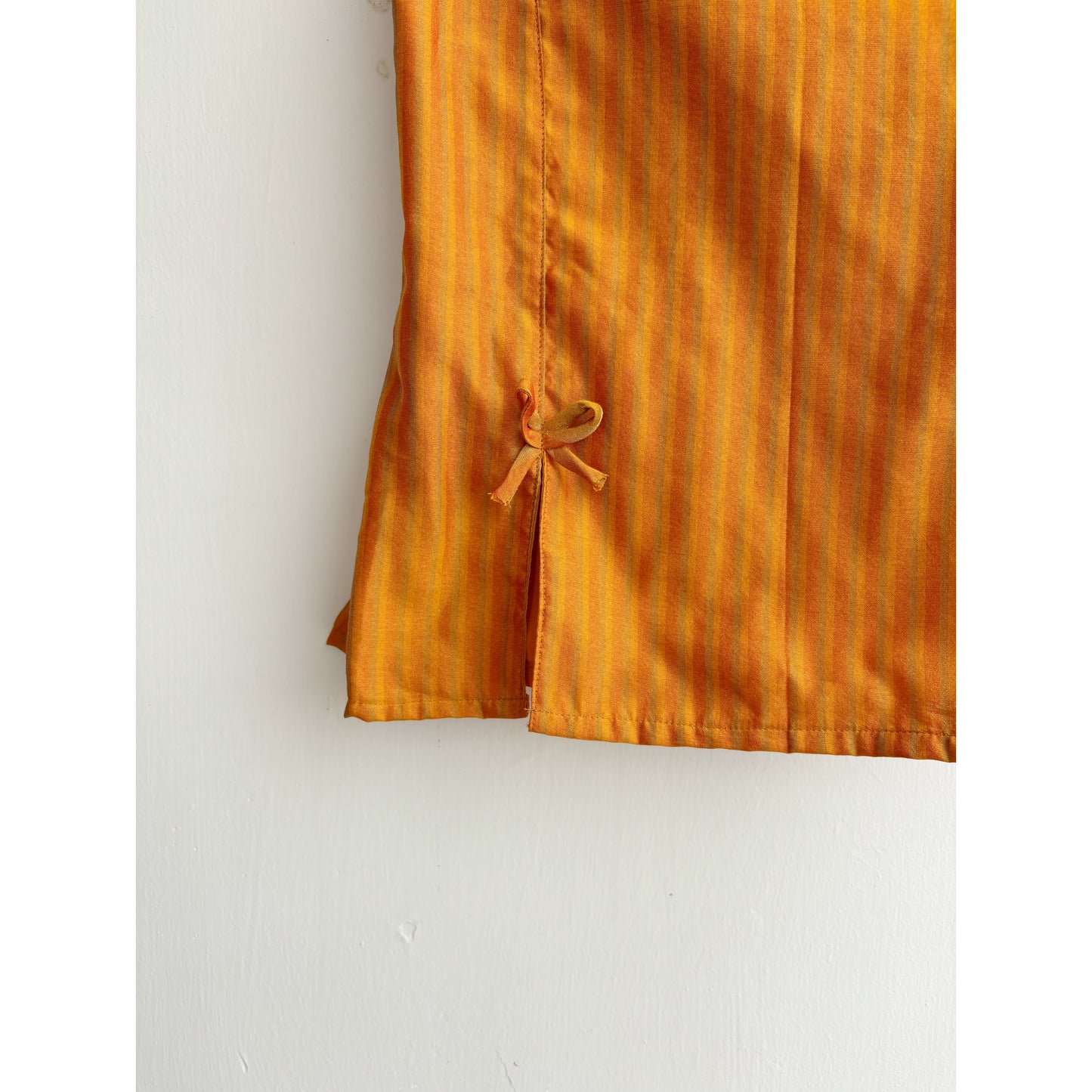 Rust Orange Striped Top