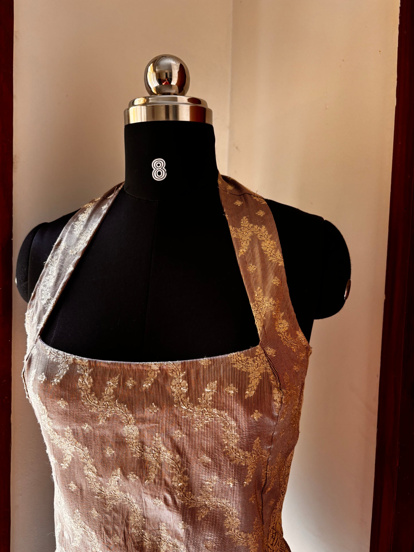 Purple gold corset
