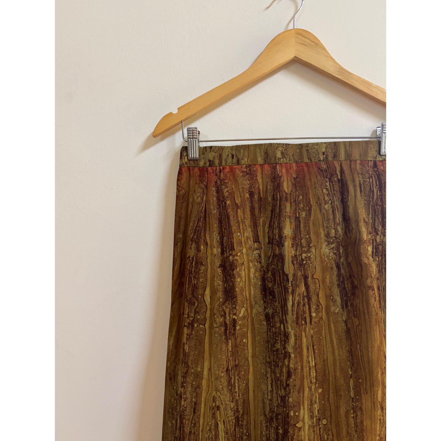 olive and burnt orange-red tones set