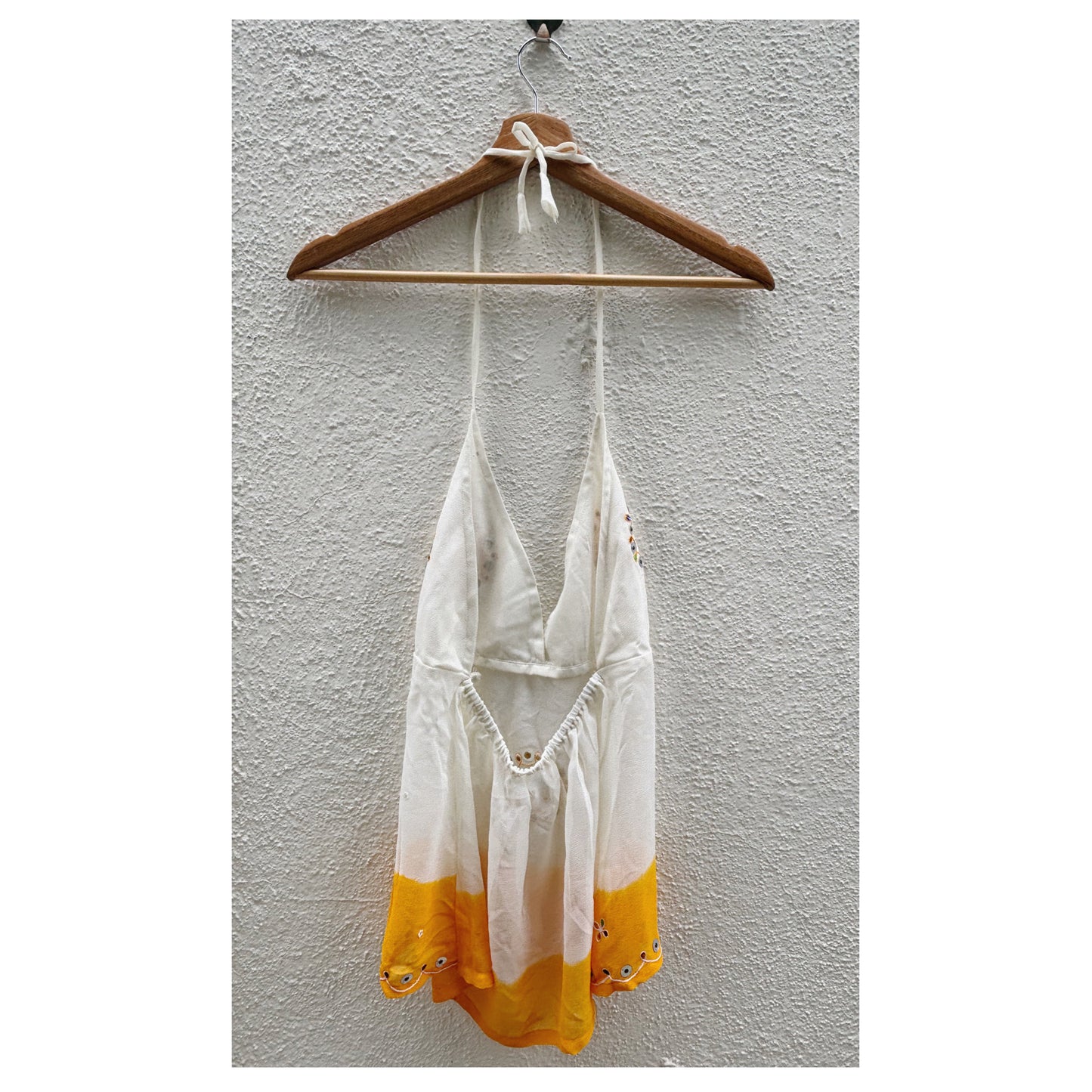 Ombré halter neck top