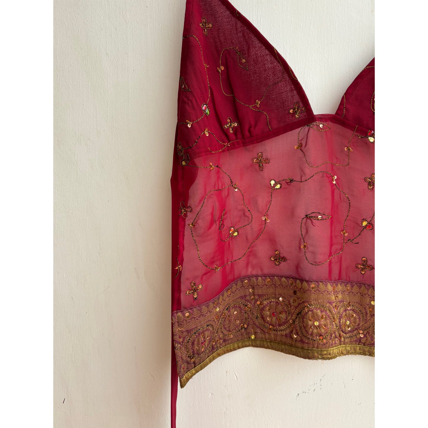 Red celestial top