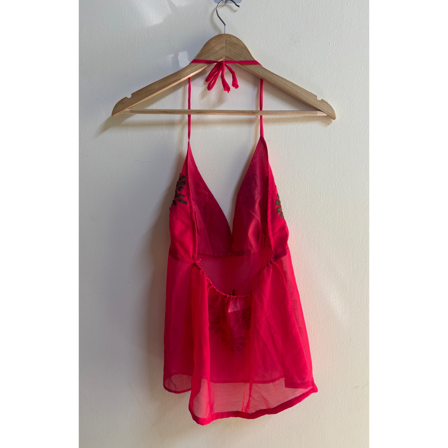 Godly pink halter neck top