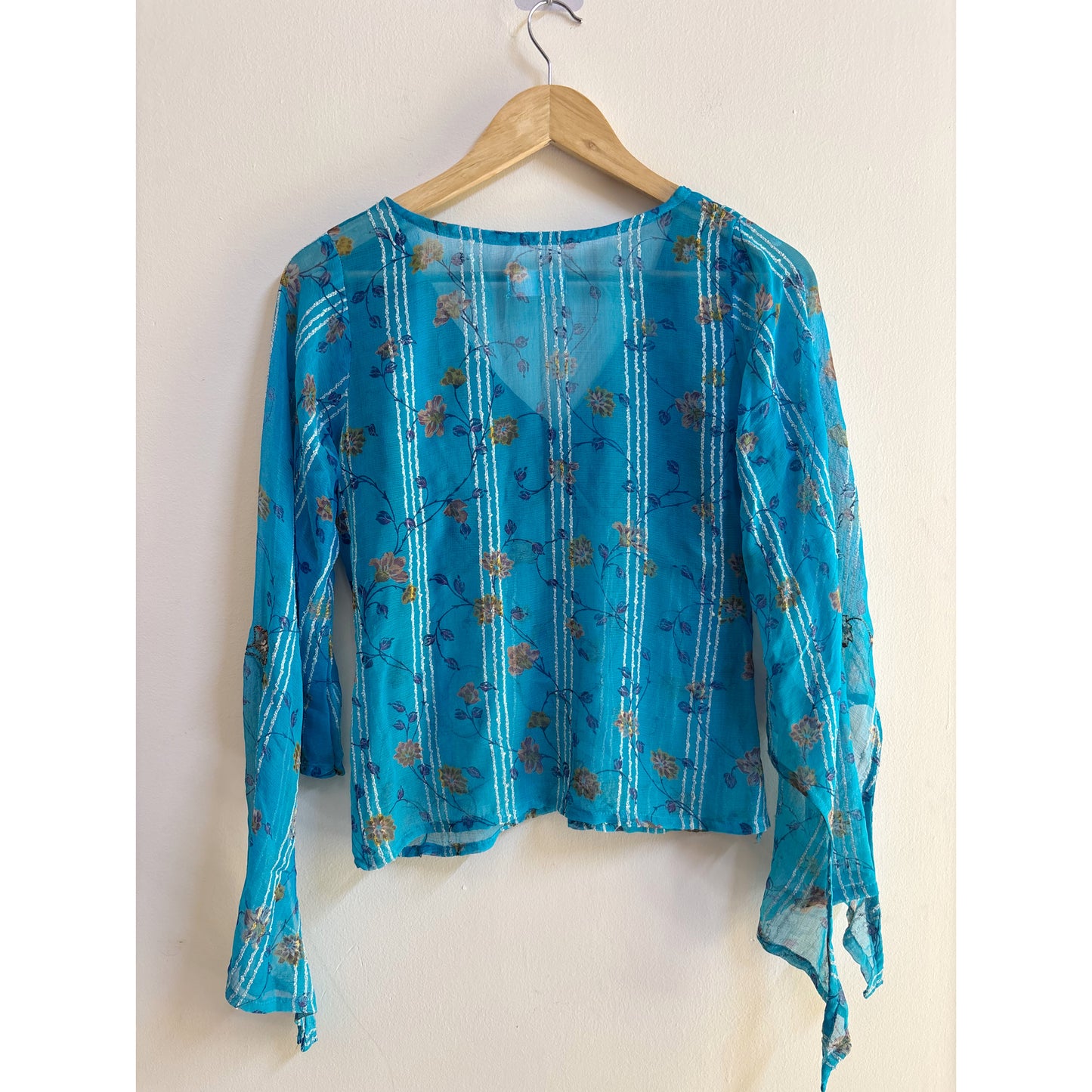 Mughal floral with sequins top