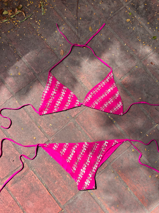 Pink stardust bikini