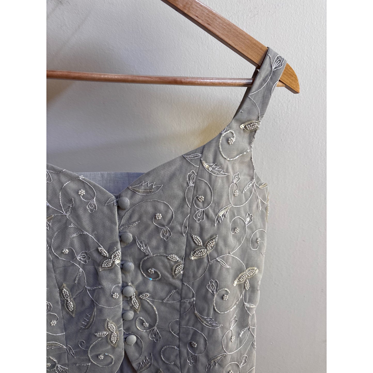 Grey moti katdana work corset