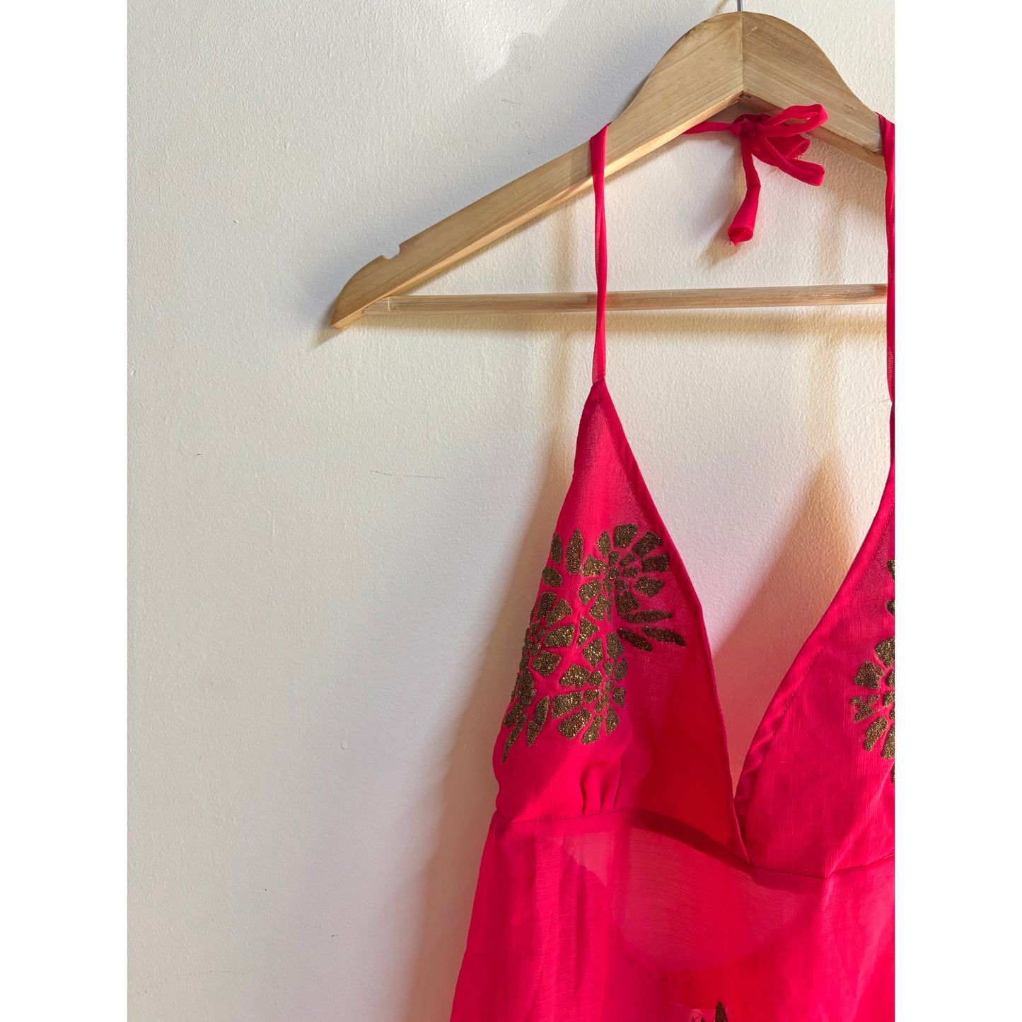 Godly pink halter neck top