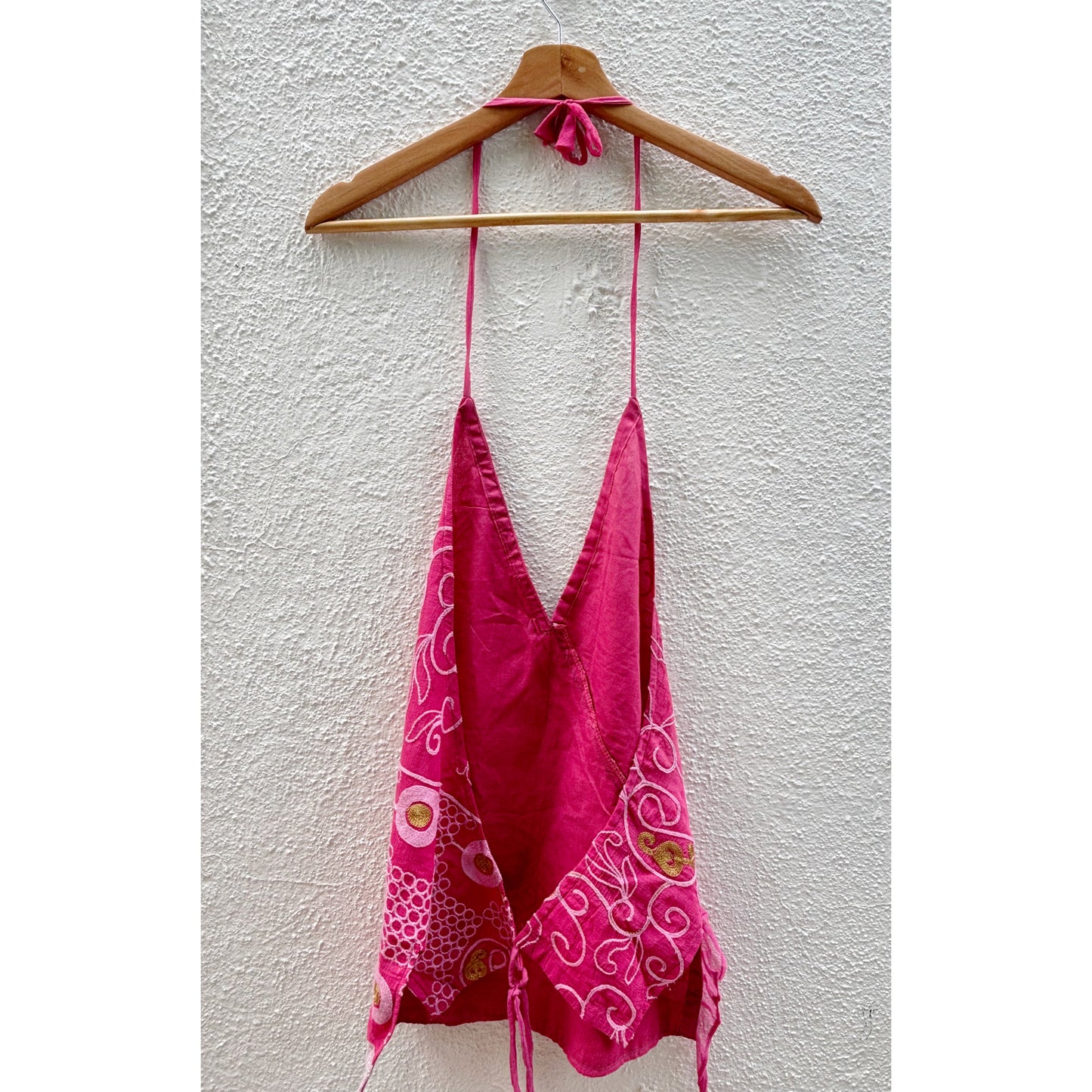 Eternal pink embroidered top