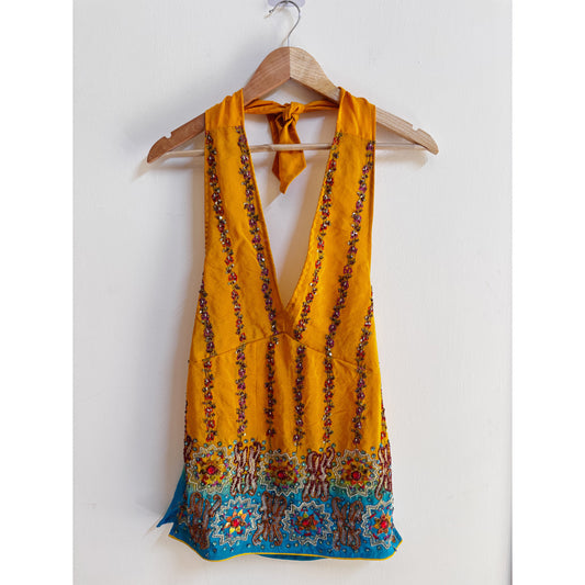 Yellow blue katdana work top