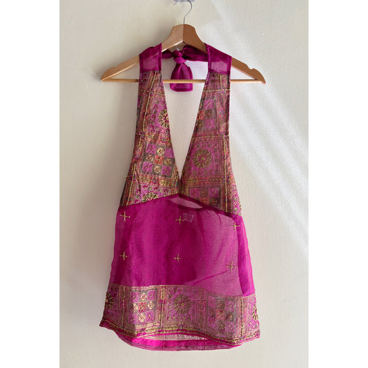 Chakor handwork halter neck