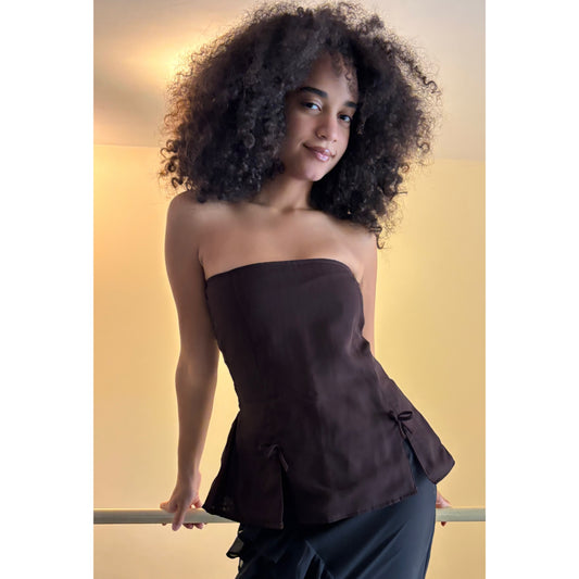 Chocolate brown top