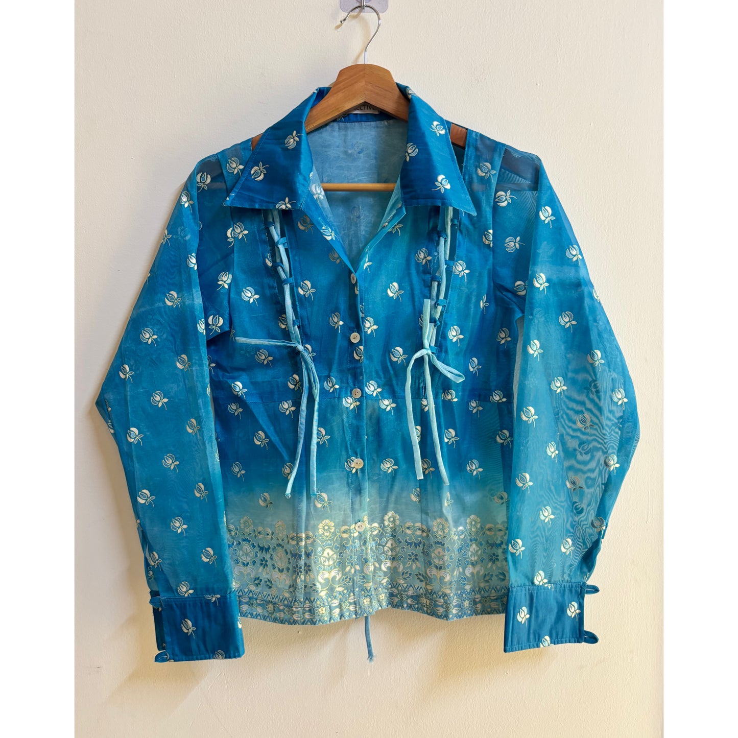 Dual tonal pushpakkam shirt