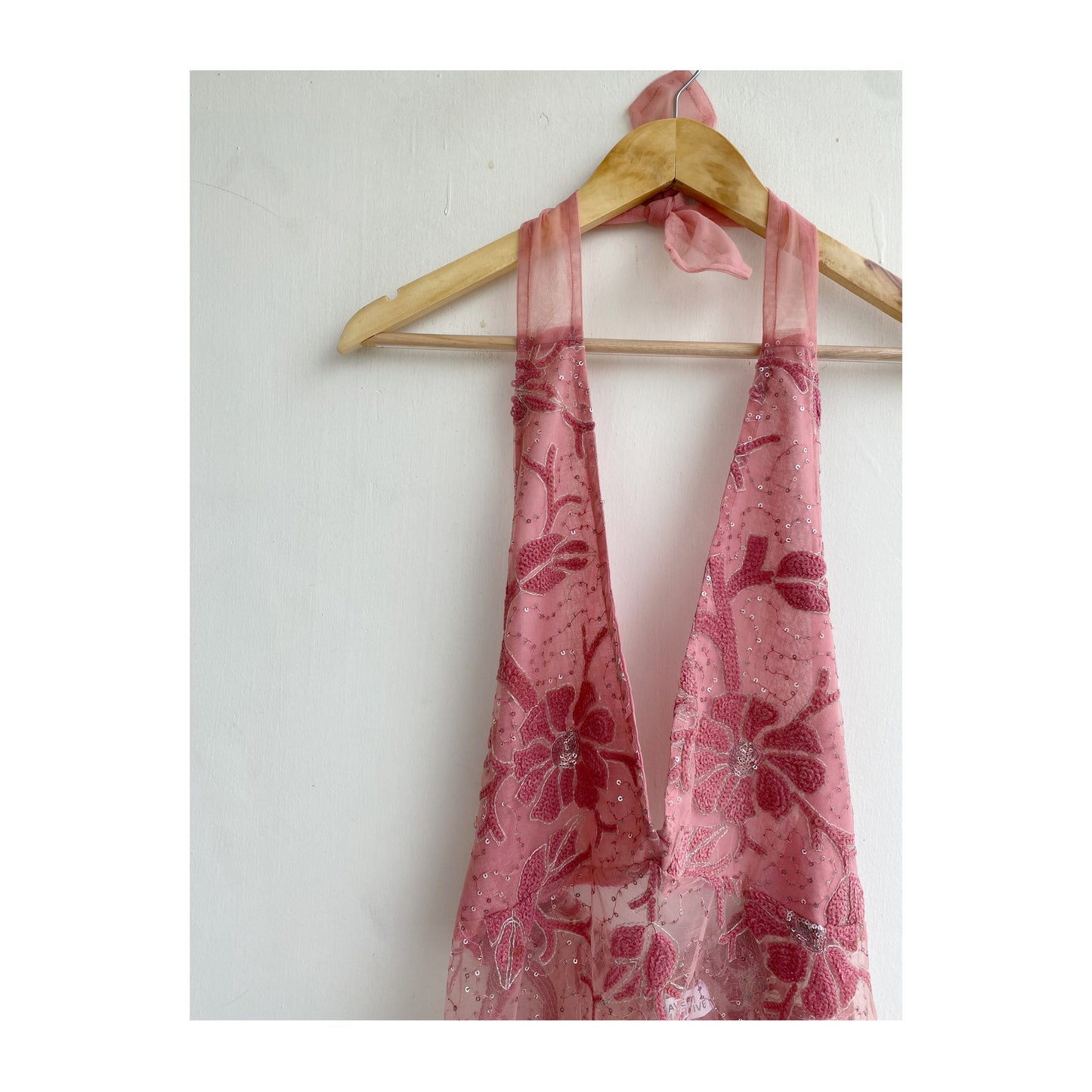 Heavenly pink halter neck