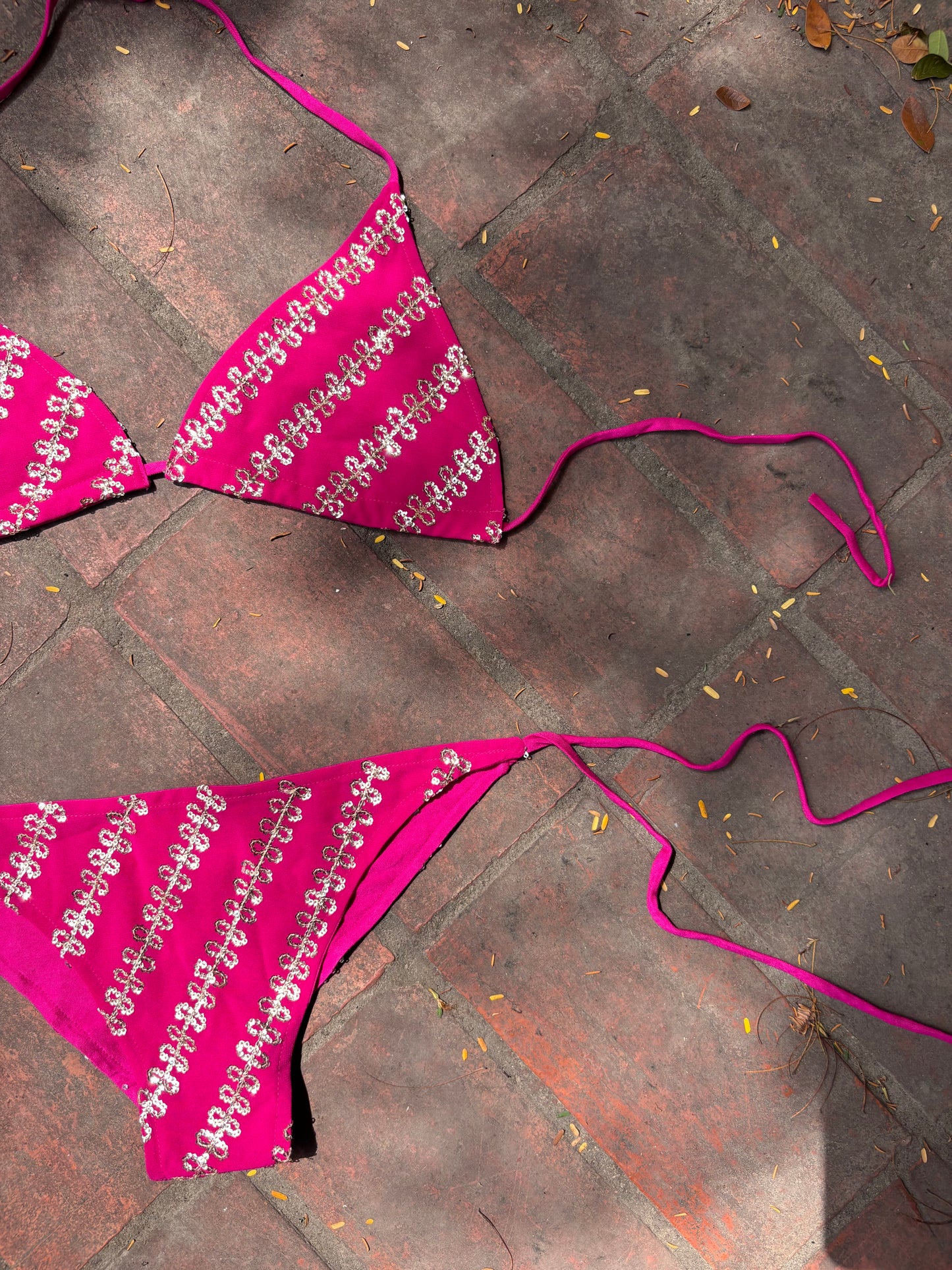 Pink stardust bikini