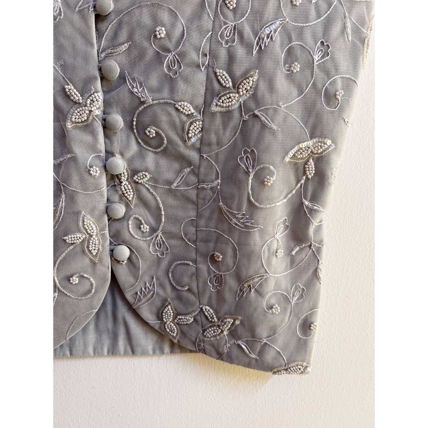 Grey moti katdana work corset