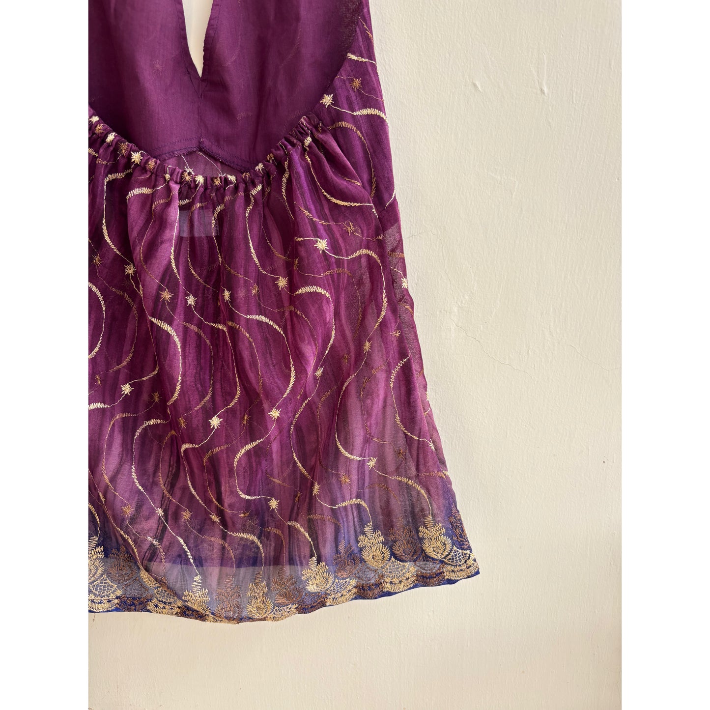 Timeless purple halter neck top