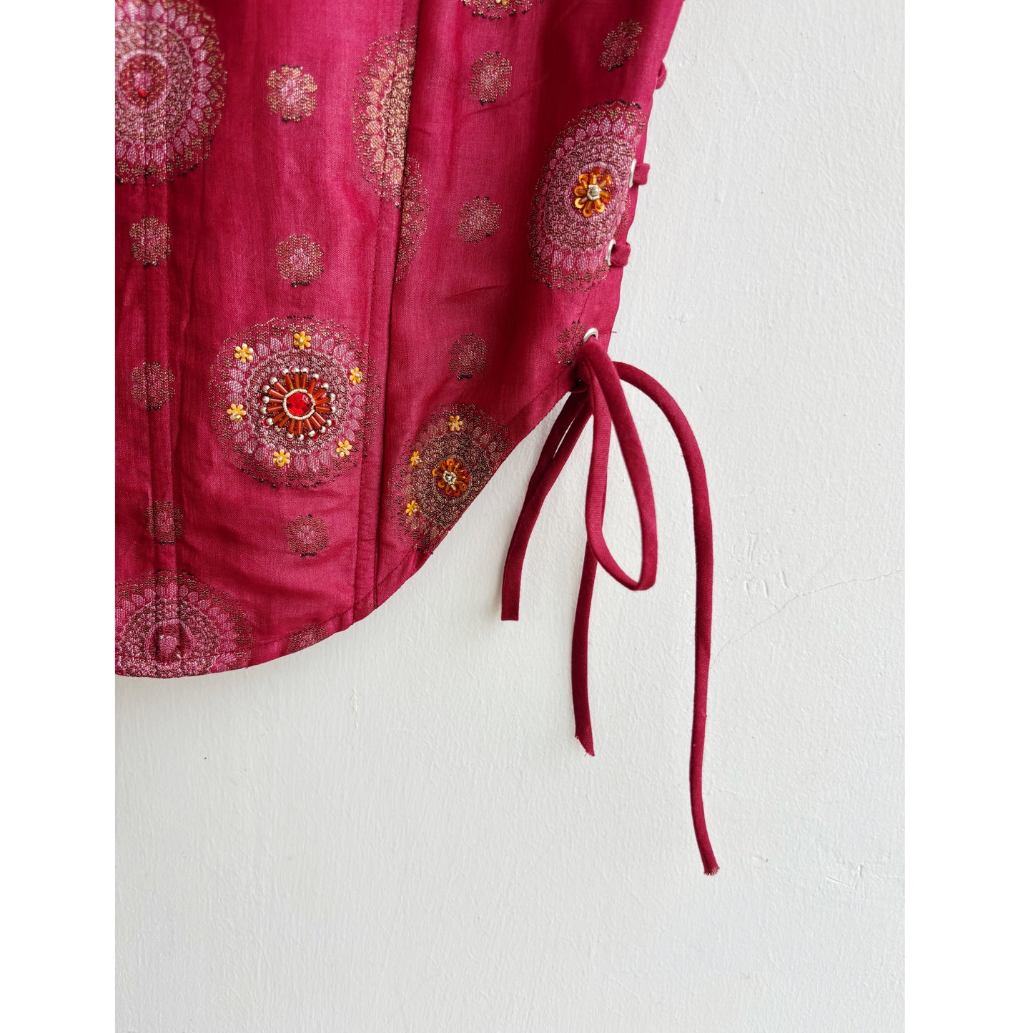 Raani bead work corset