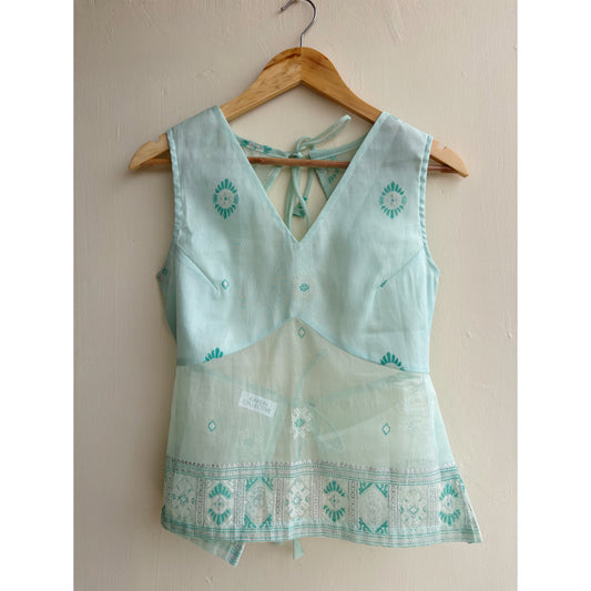 Mint indie motif top