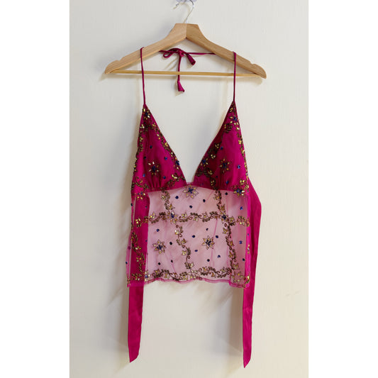 Pink vintage allure