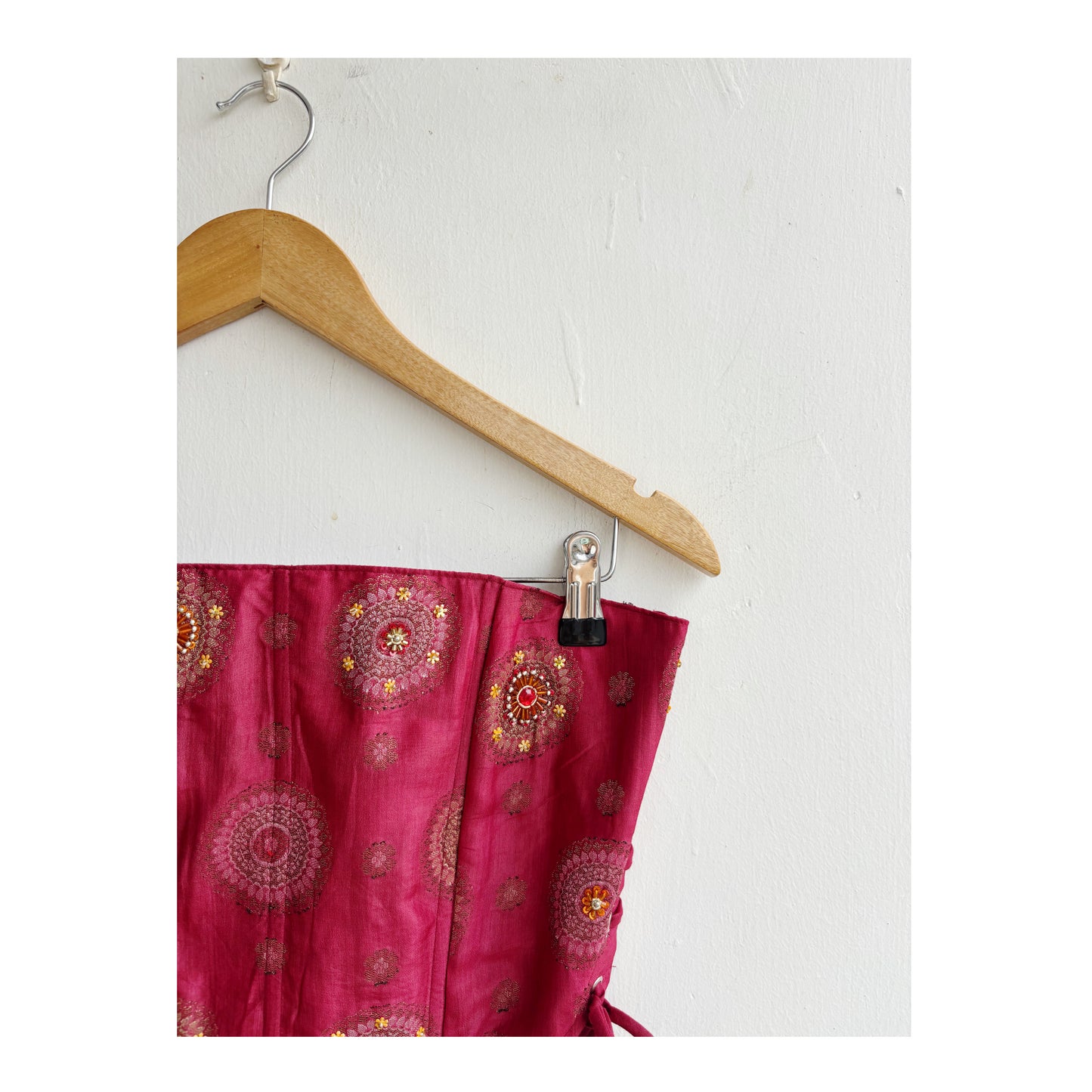 Raani bead work corset