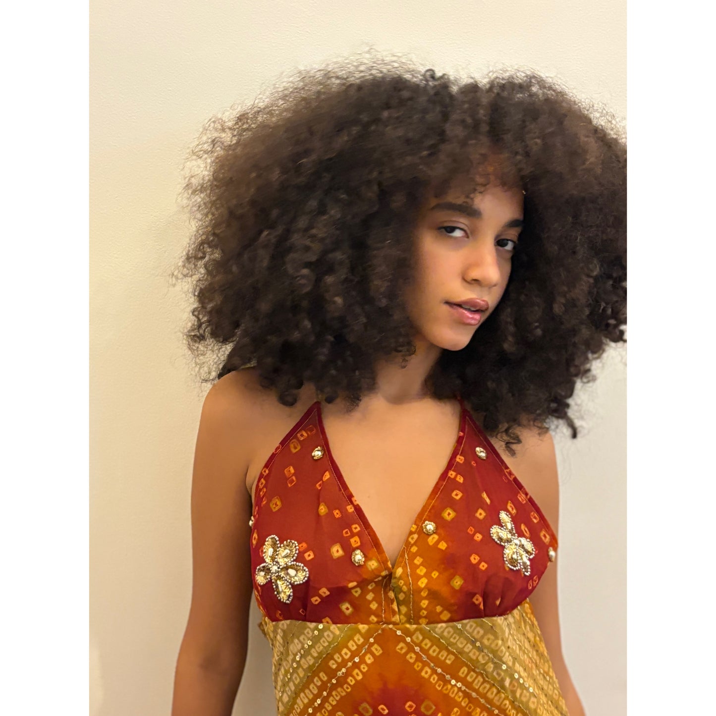 One of the kind bandhani celestial dress