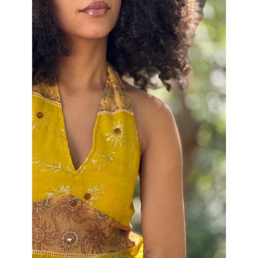 Eternal sunshine halter neck top