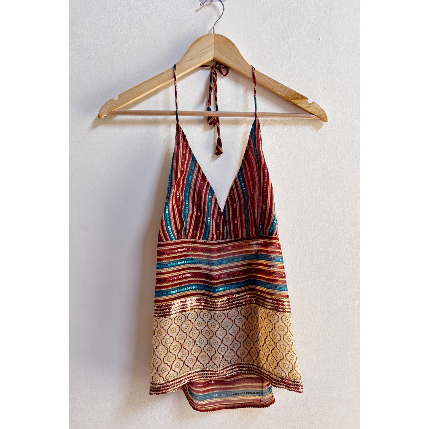 Sequins kaleidoscope top