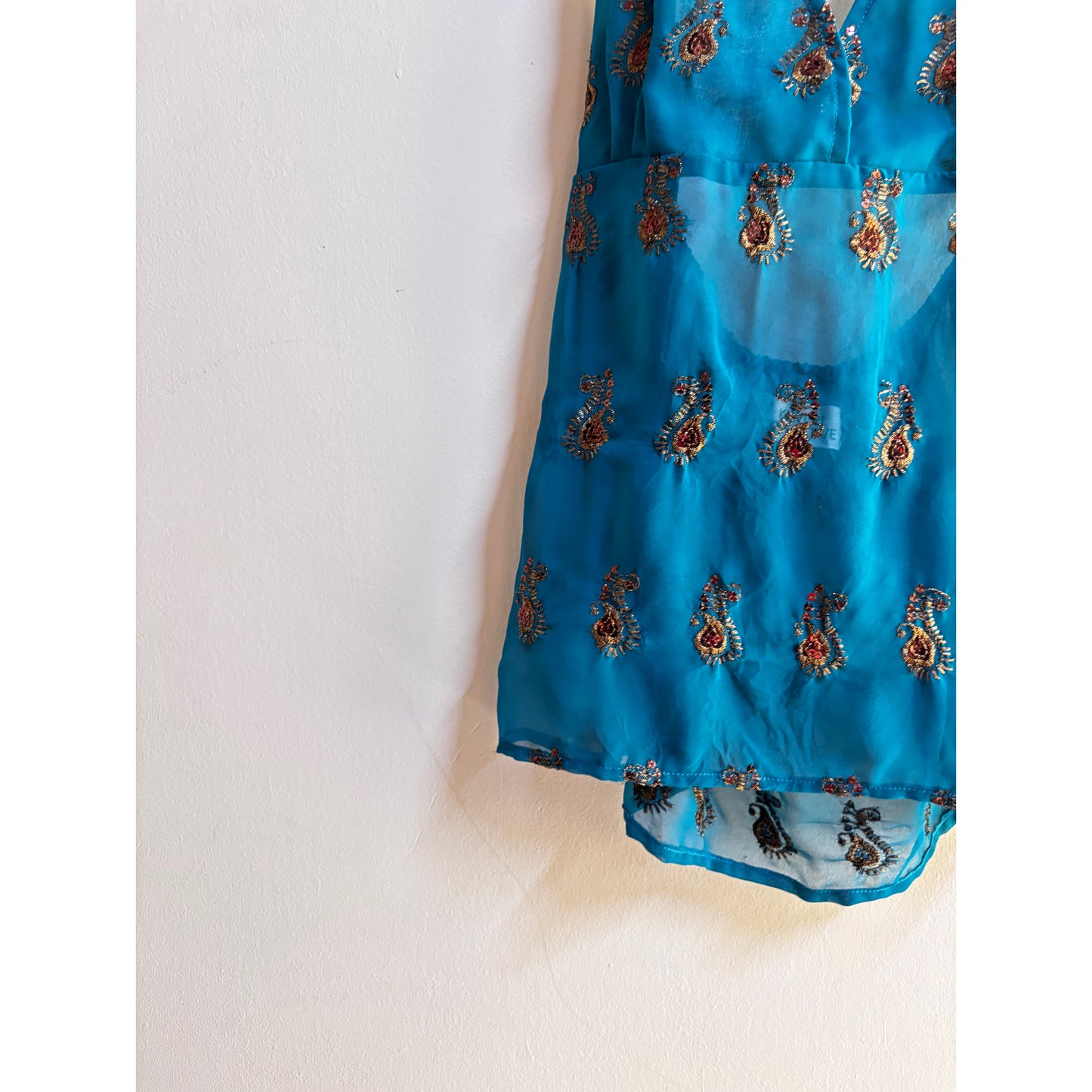 Paisley beauty halter top