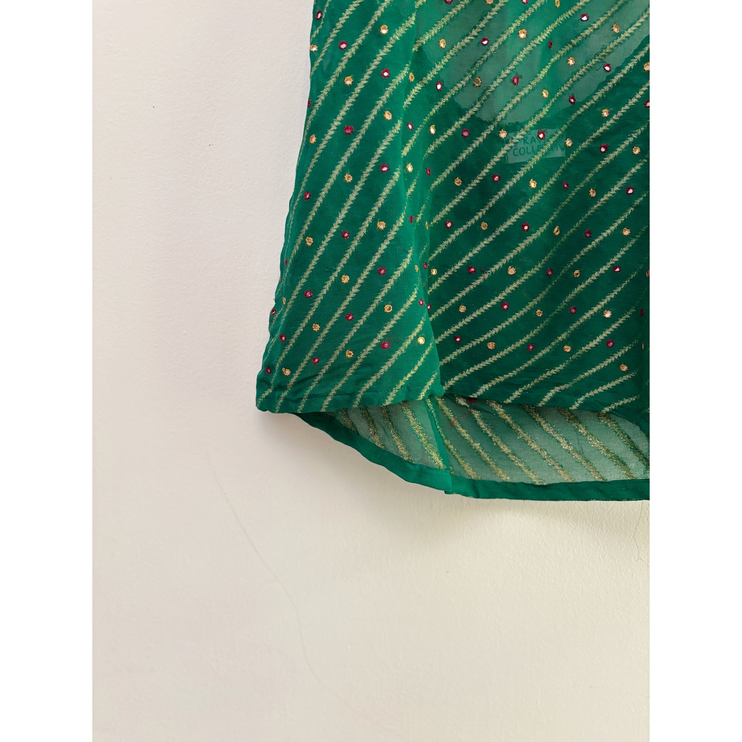 Rabari embroidered halter neck top