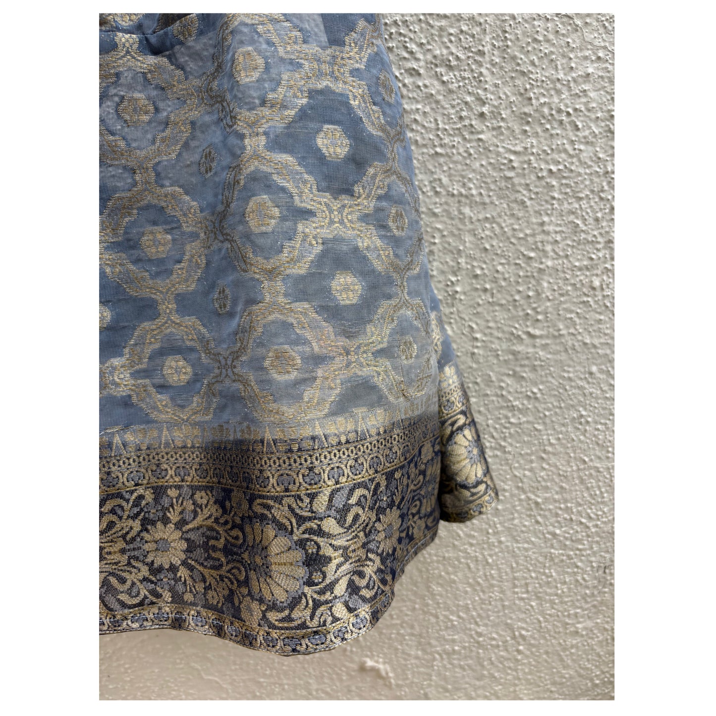 Brocade halter neck