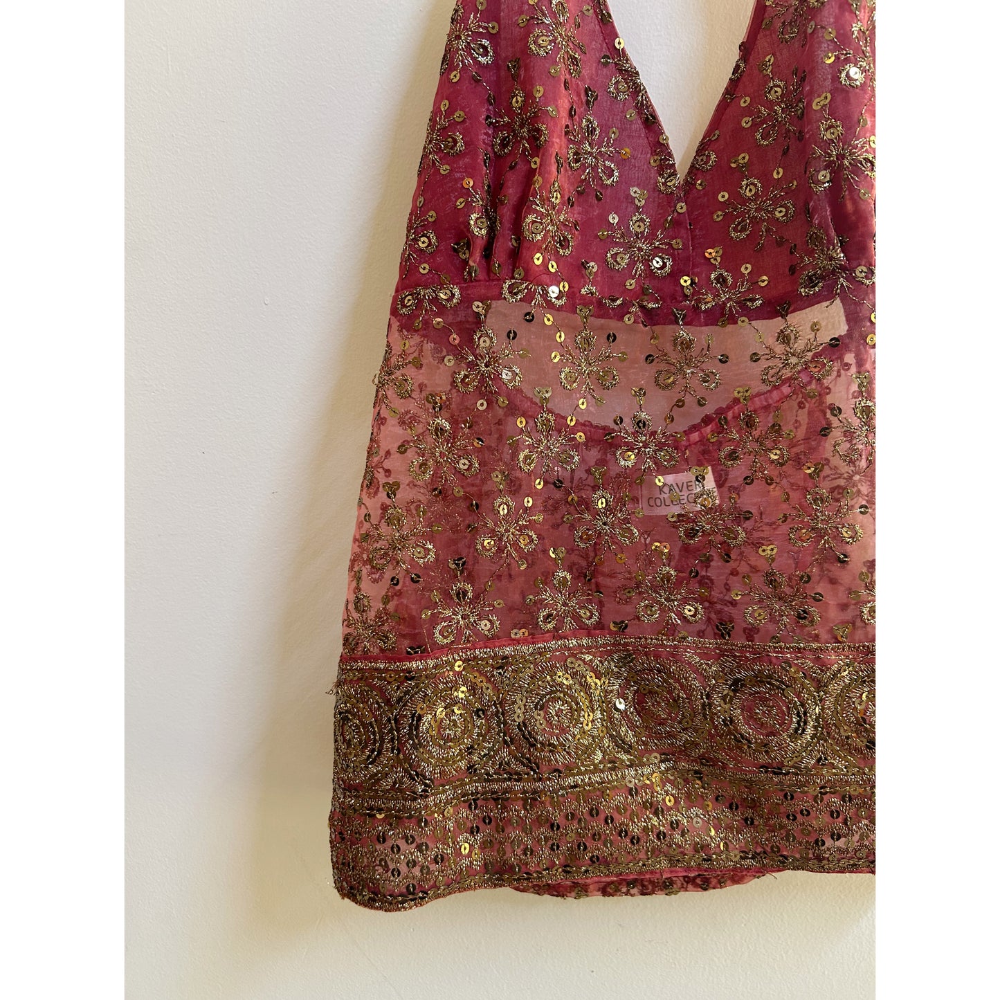 Old mauve celestial halter neck