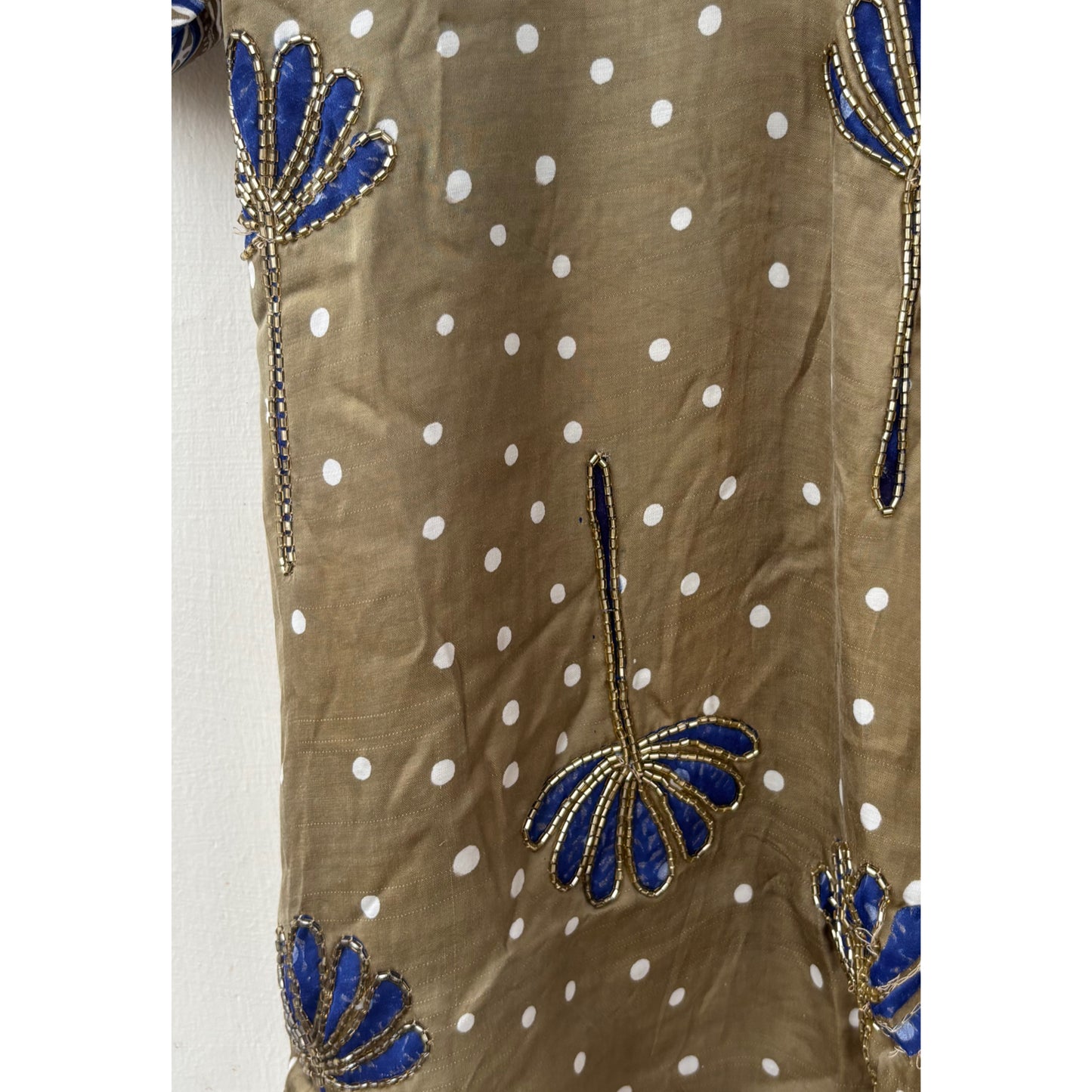 Ajrakh katdana work shirt