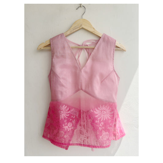 Pink love good top