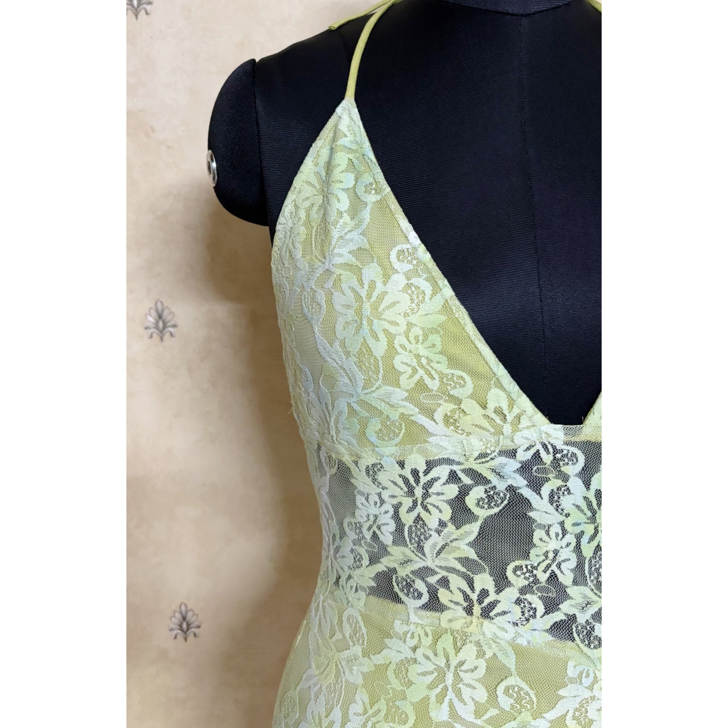 Oracle lacy halter neck dress