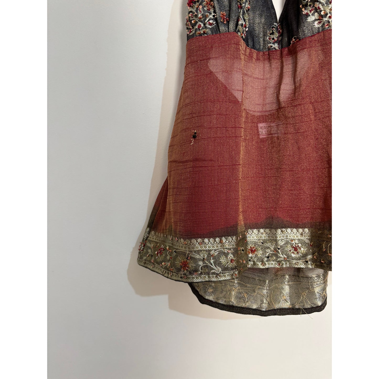 Rust & Charcoal Brocade Set