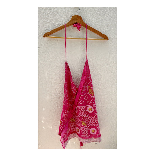 Eternal pink embroidered top